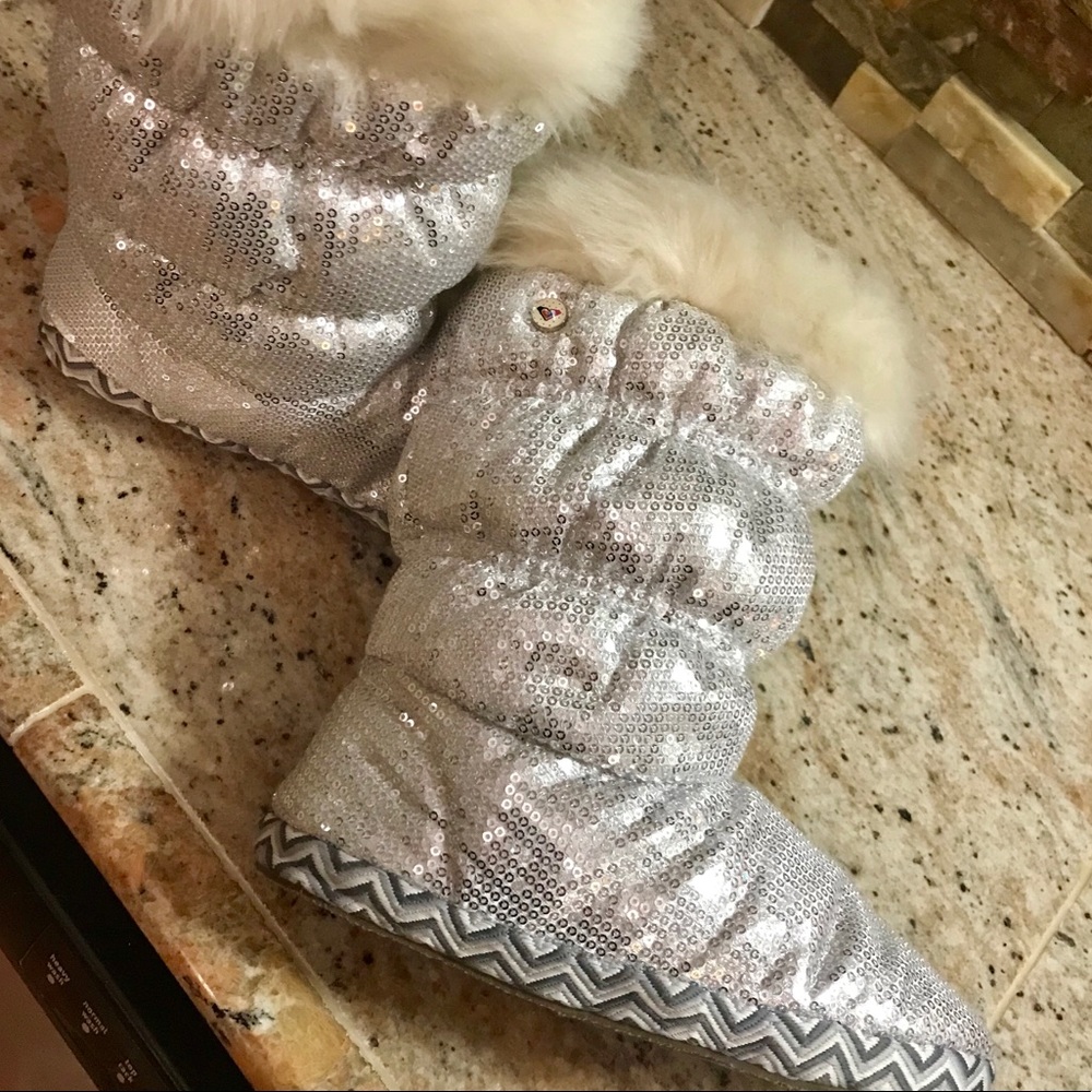 Roxy Sequin Booties - image 1